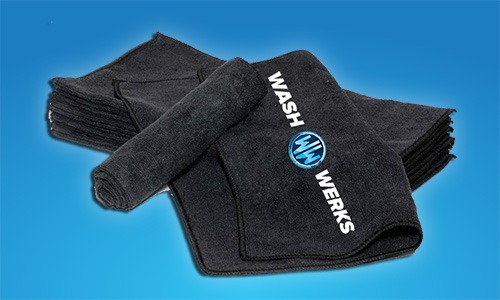 Wash Werks Microfiber Cloth, free with every membership while supplies last.